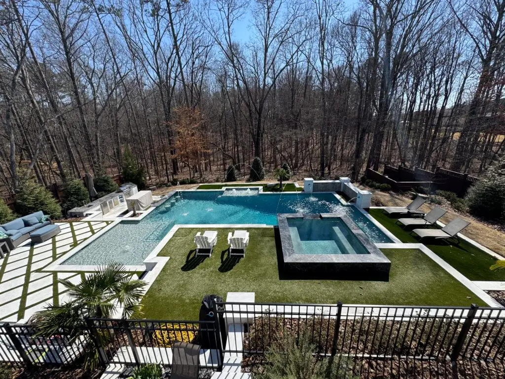 Artistix pool and complete backyard project