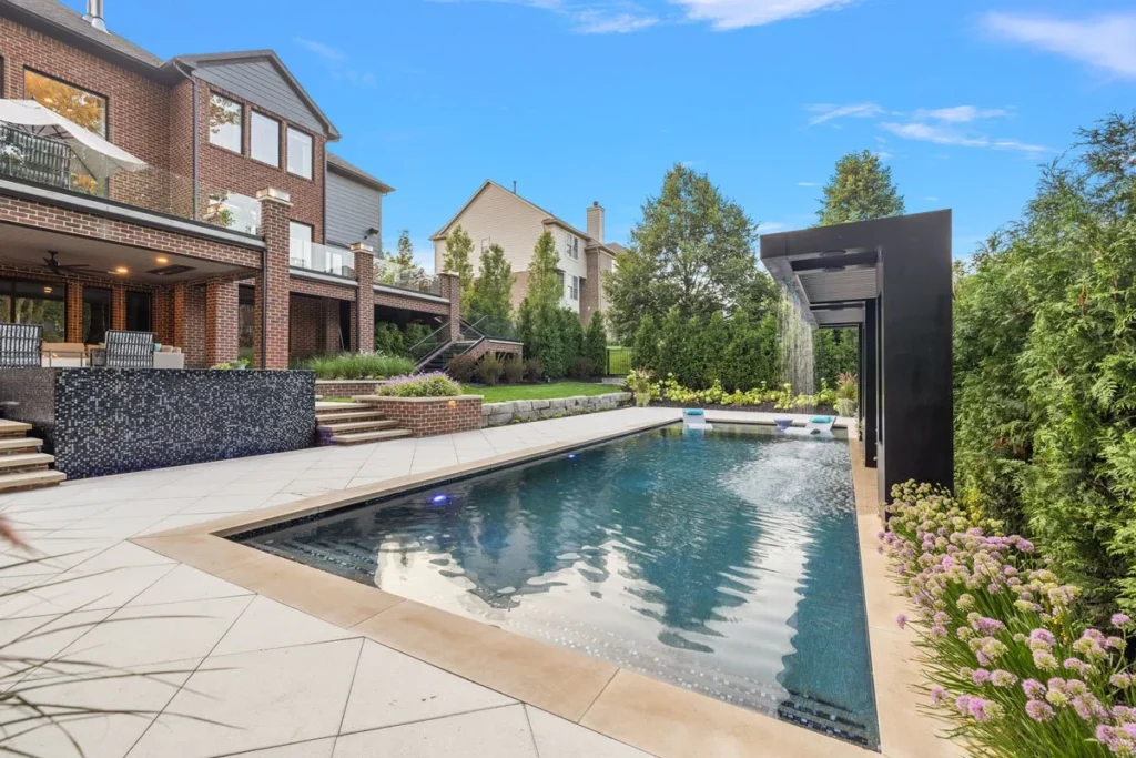 Complete Artistix pool and outdoor living environment