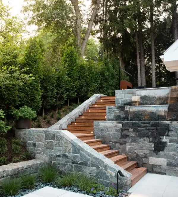 Modern Pool & Terraced Garden